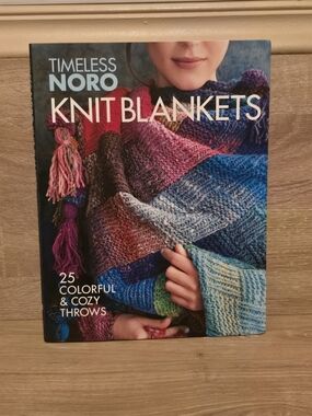 Timeless Noro Knit Blankets - Multicolor Throw Patterns Magazine